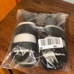PINK Victoria's Secret Black and White Slides